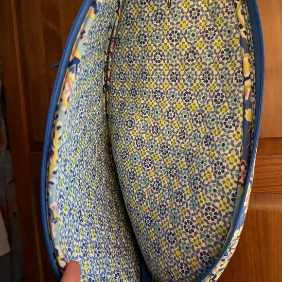 Vera Bradley Blue Paisley Women's Racket Bag - Picture 6 of 6